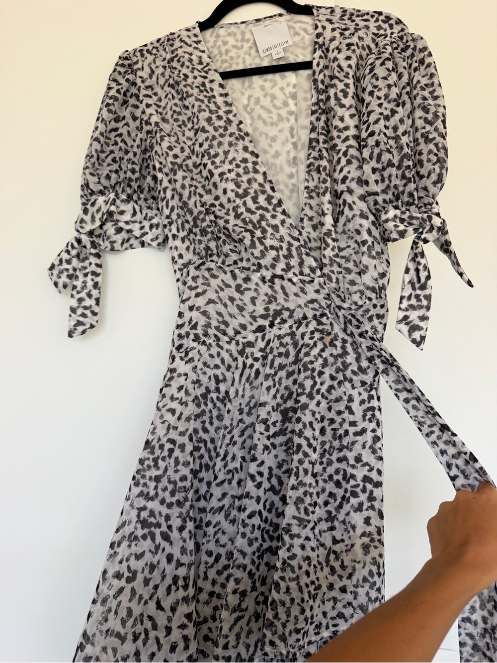 C/MEO Collective Apparent leopard print wrap dress f